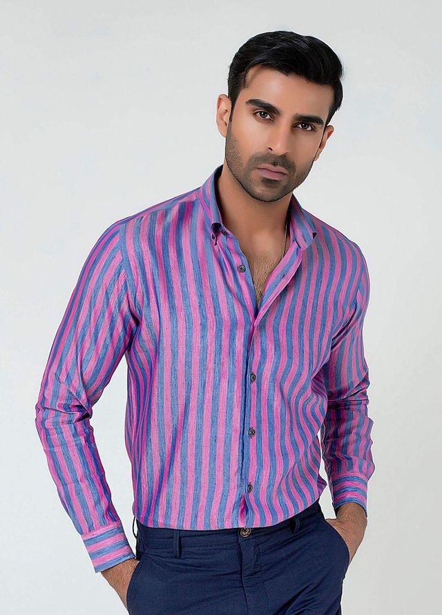 Brumano Linen  Shirt for Men -  BRM-2128