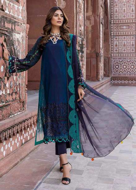 Swiss Miss By Charizma Embroidered Swiss Voile Suits Unstitched 3 Piece CRZ22SM CSM 01 - Summer Collection