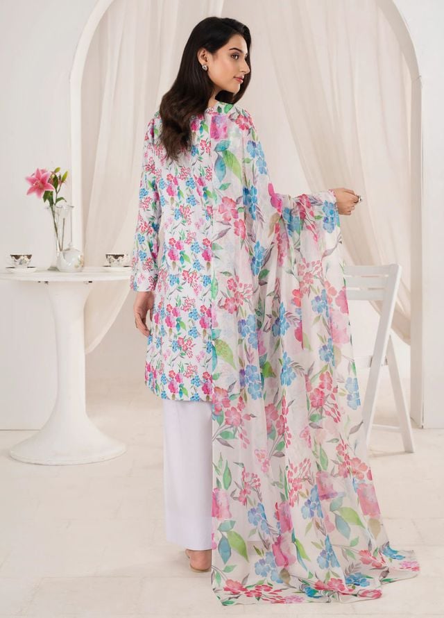 Chirpy Cherry by Feathers Pret Printed Lawn 3 Piece Suit Zeston
