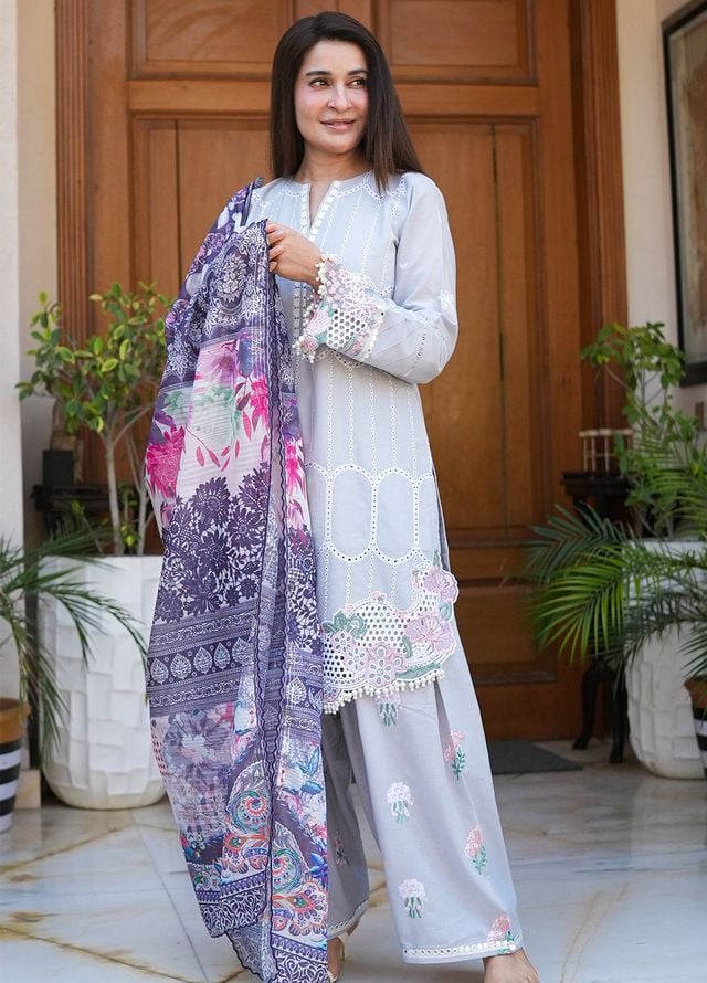 Sahakari by Sahane Embroidered Lawn Suits Unstitched 3 Piece SNE24SK CT-10007 Dastaan - Summer Collection