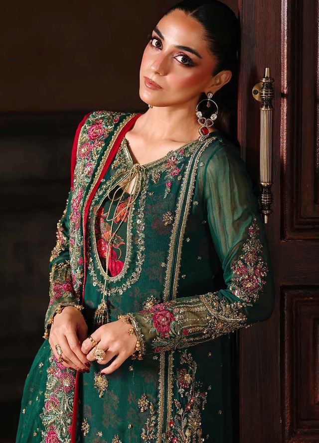 Dastan E Jashan by Charizma Embroidered Chiffon Suits Unstitched 4 Piece CRZ25DF DJW5-06 - Formals Collection