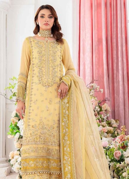 Diamond Dust by Charizma Embroidered Chiffon Suits Unstitched 4 Piece CRZ25DC DD5-02 - Formals Collection