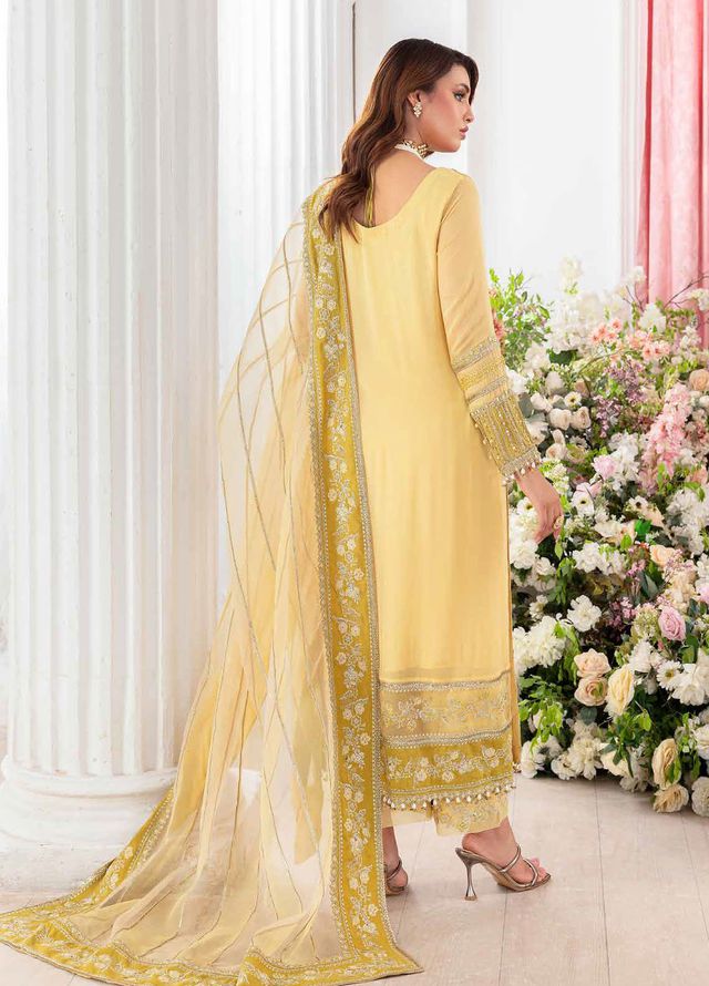 Diamond Dust by Charizma Embroidered Chiffon Suits Unstitched 4 Piece CRZ25DC DD5-02 - Formals Collection