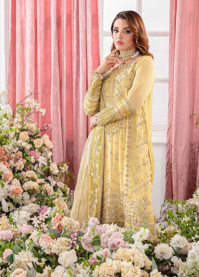 Diamond Dust by Charizma Embroidered Chiffon Suits Unstitched 4 Piece CRZ25DC DD5-02 - Formals Collection