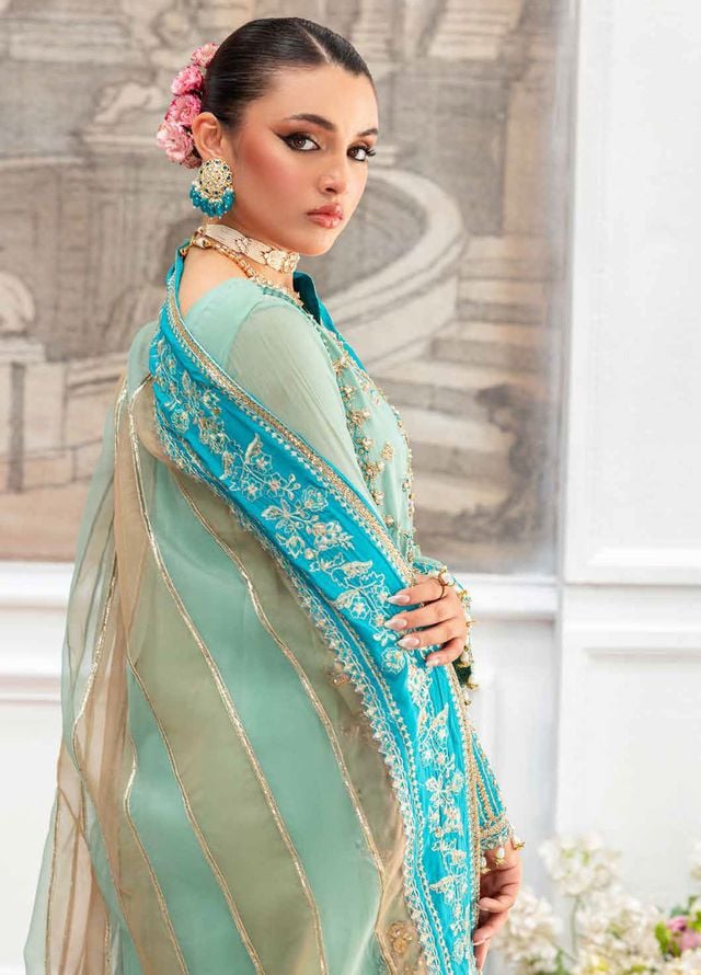 Diamond Dust by Charizma Embroidered Chiffon Suits Unstitched 4 Piece CRZ25DC DD5-04 - Formals Collection