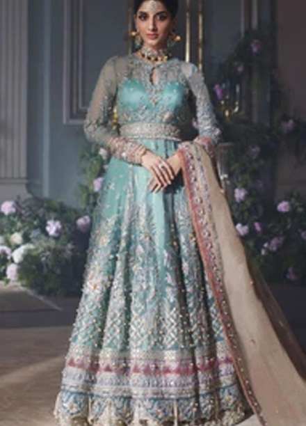 Elan Embroidered Organza Suits Unstitched 3 Piece EL21WF EC21-05 NAZIK - Wedding Collection