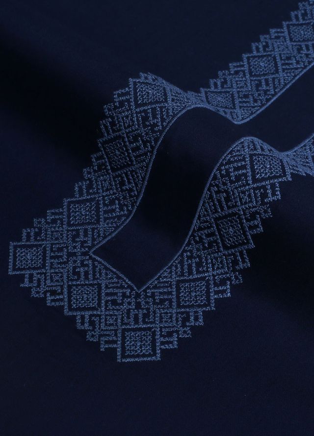 Fabrich Embroidered Cotton Suits Unstitched Kameez Shalwar GTS-CV-003 - Summer Collection