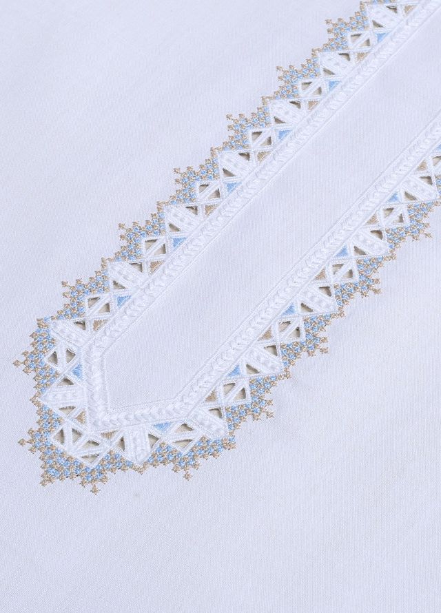 Fabrich Embroidered Cotton Suits Unstitched Kameez Shalwar GTS-V-003 - Summer Collection