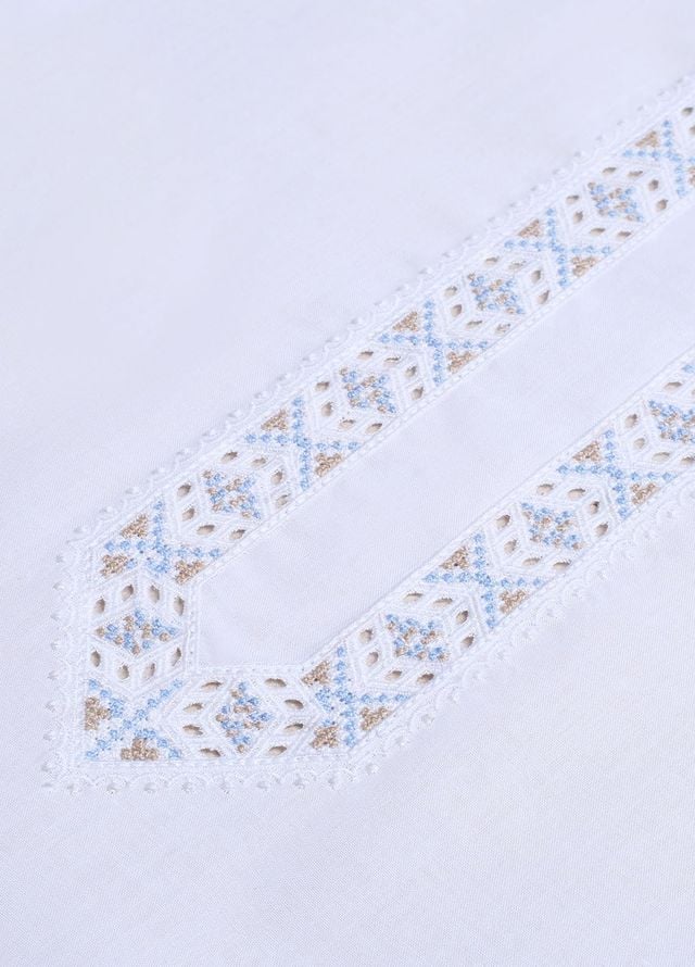 Fabrich Embroidered Cotton Suits Unstitched Kameez Shalwar GTS-V-005 - Summer Collection