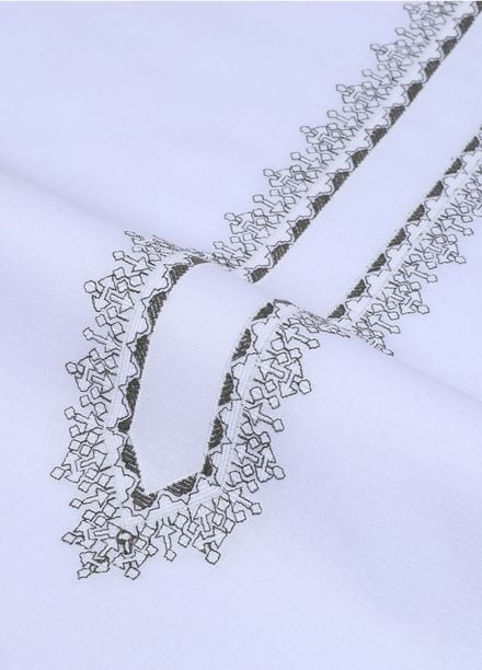 Fabrich Embroidered Suits Unstitched Kurta Shalwar GTS-AG-002 - Mens Collection