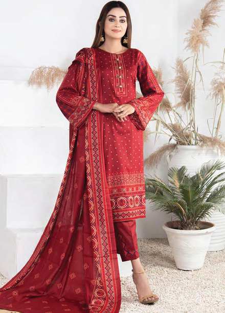 Five Star Printed Lawn Suit Unstitched 3 Piece FS22SL D-124B - Summer Collection