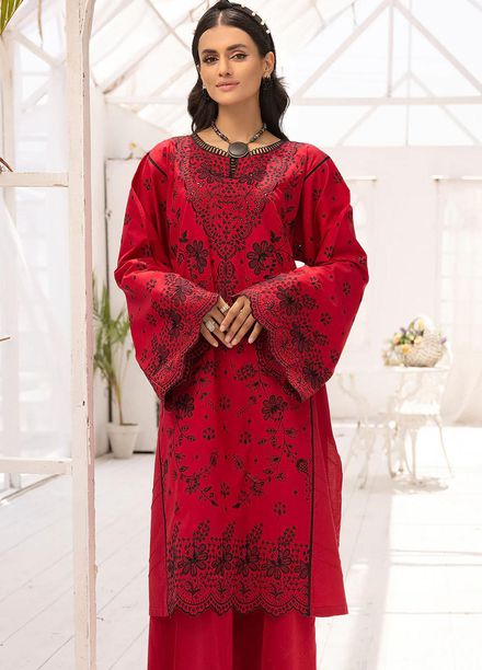 Florance By Meerak Embroidered Lawn Suits Unstitched 2 Piece MRK23F Altromeria - Summer Collection