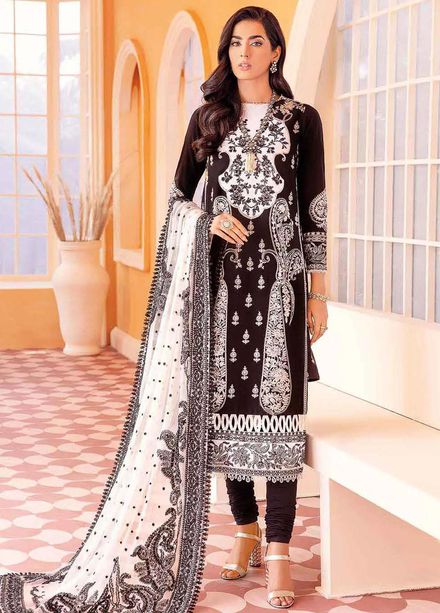 Gul Ahmed Embroidered Lawn Suits Unstitched 3 Piece GA22FS PM-22044 - Summer Collection