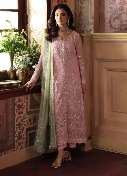 Gulaal Embroidered Chiffon Suits Unstitched 3 Piece GL25EU D-30 Layana - Formals Collection