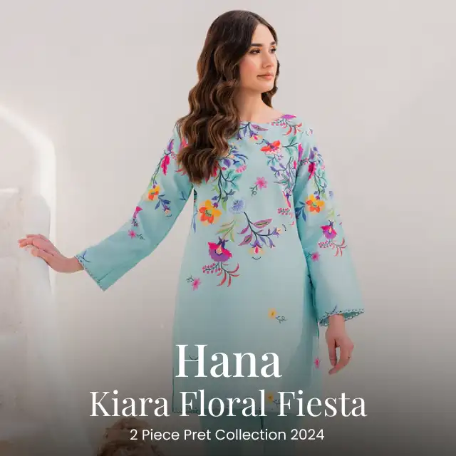 Hana Luxury Pret Embroidered Grip 2 Piece Suit Quail main image 1