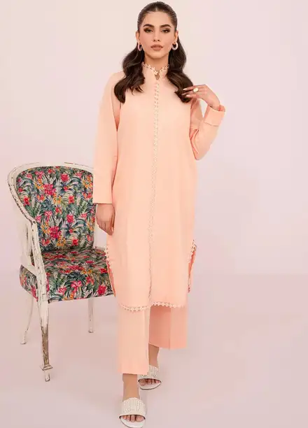 Hana Pret Embroidered Cotton 2 Piece Suit Nectar
