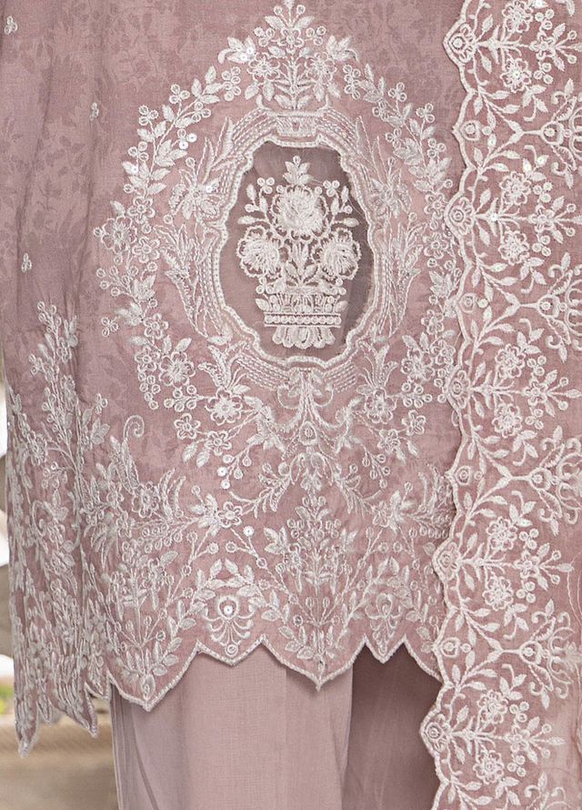 Hz Textiles Embroidered Lawn Suits Unstitched 3 Piece PEC-565 VOL-07 - Summer Collection