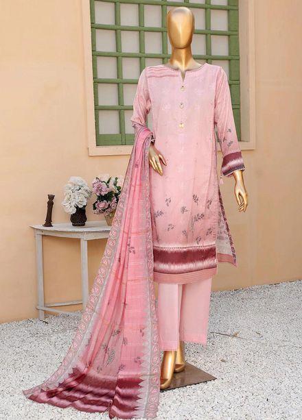Oriental By HZ Textiles Embroidered Lawn Suits Unstitched 3 Piece HZ23OC OC-15849 - Summer Collection