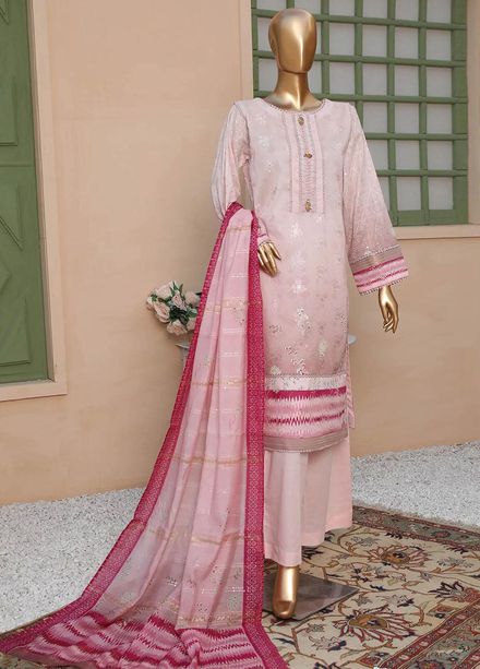 Oriental By HZ Textiles Embroidered Lawn Suits Unstitched 3 Piece HZ23OC OC-15898 - Summer Collection