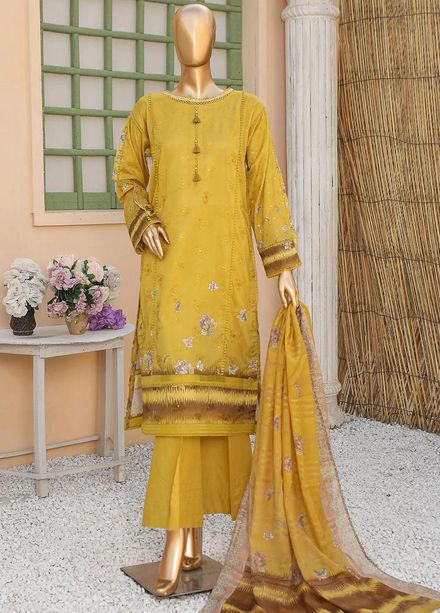 Oriental By HZ Textiles Embroidered Lawn Suits Unstitched 3 Piece HZ23OC OC-15901 - Summer Collection