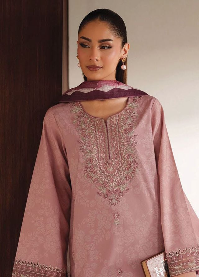 Ilara by Seran Embroidered Cambric Suits Unstitched 3 Piece SN25IC D-09 Elanora - Summer Collection