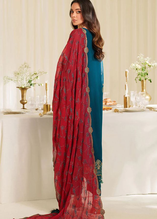 Imrozia Pret Embroidered Chiffon 3 Piece Suit M-93 Lyra