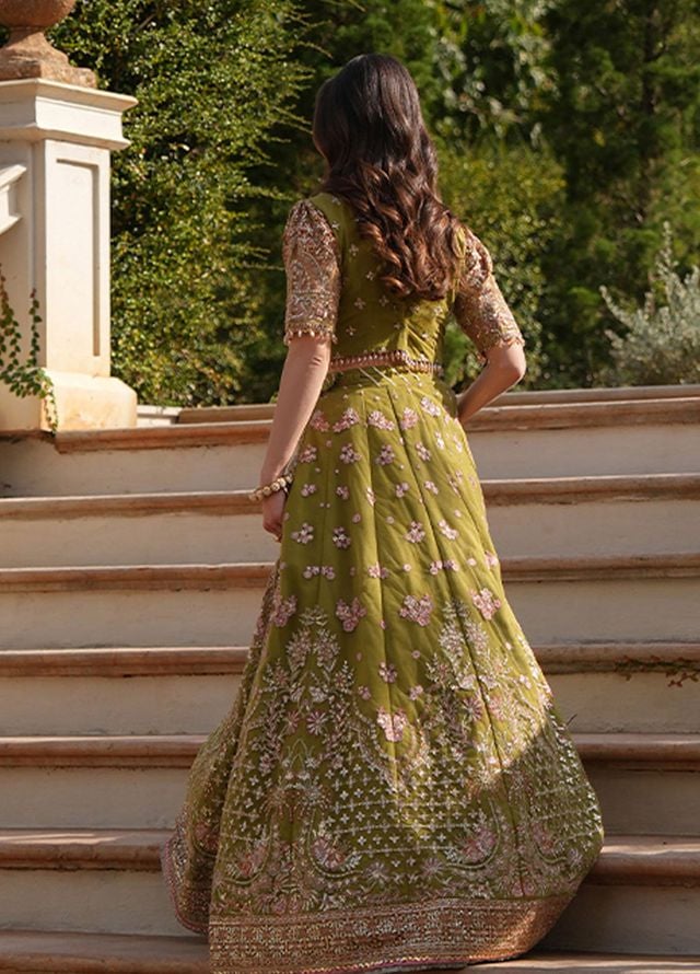 Inayat Embroidered Net Suits Unstitched 3 Piece INT25UF INFF-03 Azrina - Formals Collection