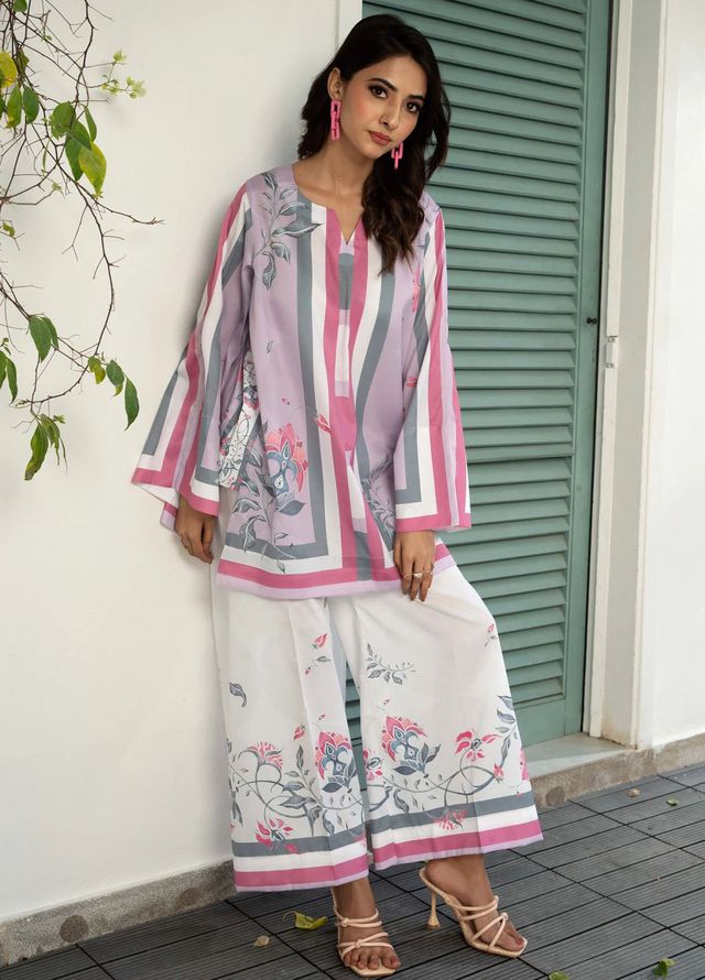 Ira by Miras Pret Printed Silk 2 Piece Suit Izzy
