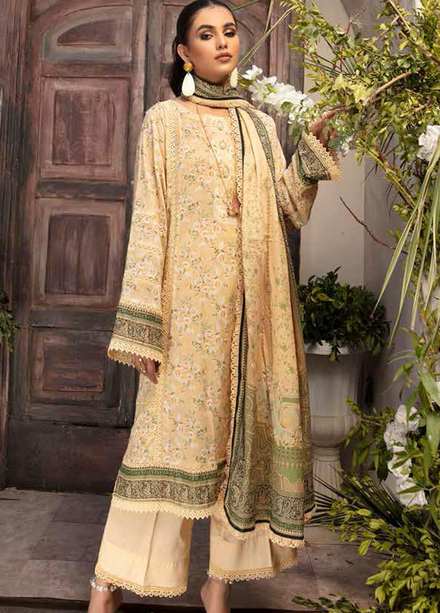 Crystal By Ittehad Textiles Printed Lawn Suits Unstitched 3 Piece ITD22CS LF-CL1-2202B - Summer Collection
