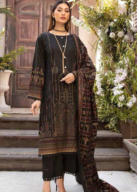 Crystal By Ittehad Textiles Printed Lawn Suits Unstitched 3 Piece ITD22CS LF-CL1-2205A - Summer Collection