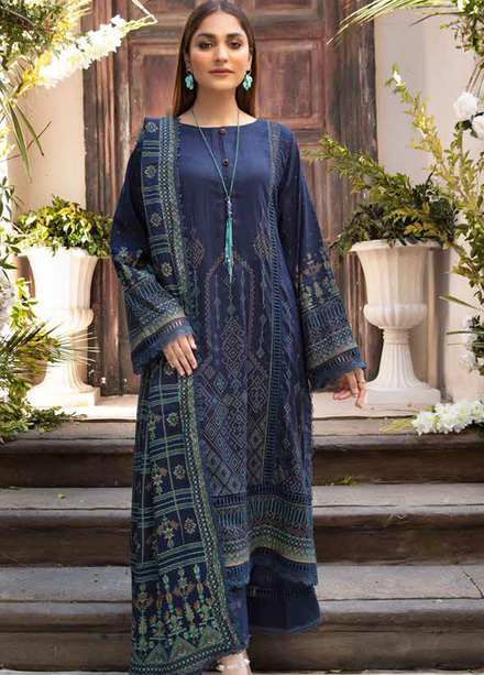 Crystal By Ittehad Textiles Printed Lawn Suits Unstitched 3 Piece ITD22CS LF-CL1-2205B - Summer Collection