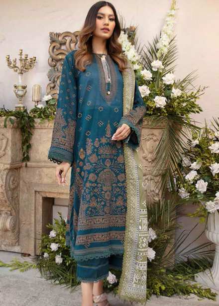 Crystal By Ittehad Textiles Printed Lawn Suits Unstitched 3 Piece ITD22CS LF-CL1-2206A - Summer Collection