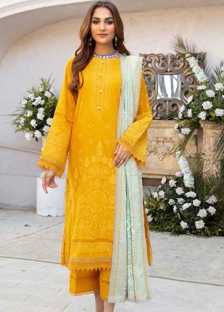 Crystal By Ittehad Textiles Printed Lawn Suits Unstitched 3 Piece ITD22CS LF-CL1-2206B - Summer Collection