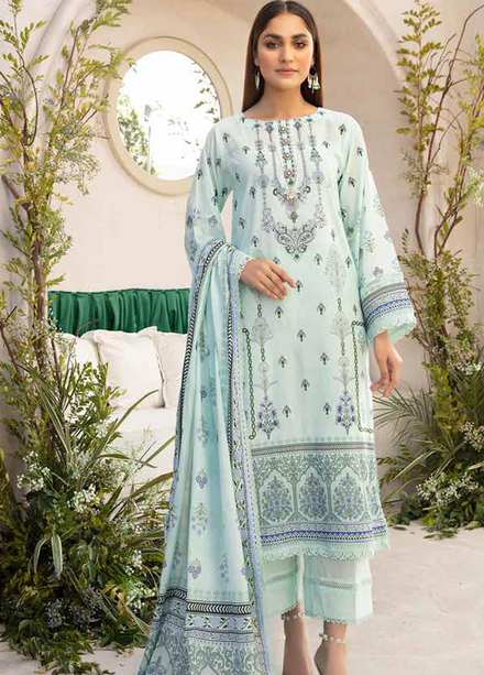 Crystal By Ittehad Textiles Printed Lawn Suits Unstitched 3 Piece ITD22CS LF-CL1-2207B - Summer Collection