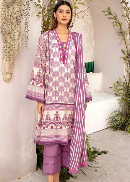 Crystal By Ittehad Textiles Printed Lawn Suits Unstitched 3 Piece ITD22CS LF-CL1-2209A - Summer Collection