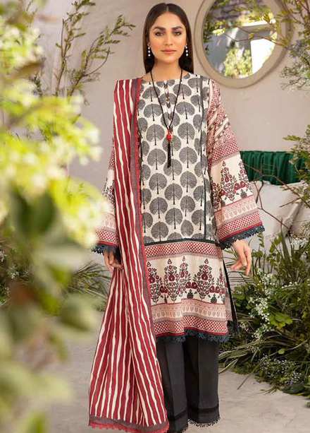Crystal By Ittehad Textiles Printed Lawn Suits Unstitched 3 Piece ITD22CS LF-CL1-2209B - Summer Collection