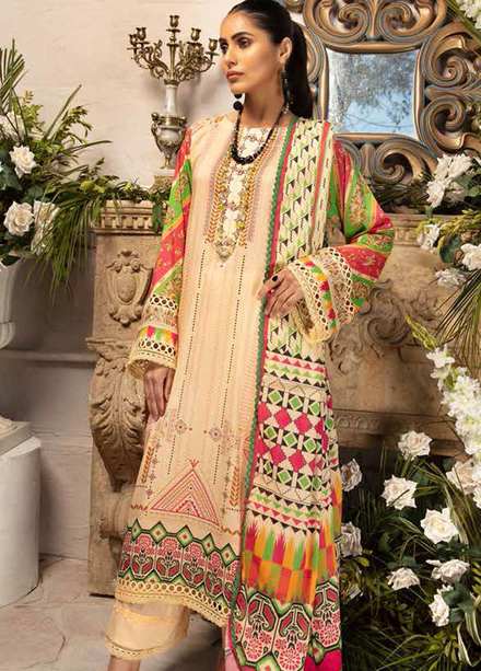 Crystal By Ittehad Textiles Printed Lawn Suits Unstitched 3 Piece ITD22CS LF-CL1-2223A - Summer Collection