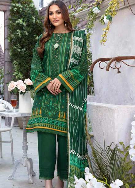 Crystal By Ittehad Textiles Printed Lawn Suits Unstitched 3 Piece ITD22CS LF-CL1-2224B - Summer Collection