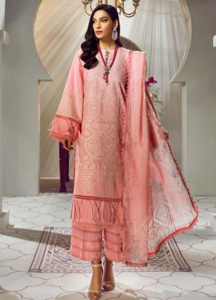 Ittehad Textiles Embroidered Lawn Suits Unstitched 3 Piece ITD22PS LF-EP1-2206 - Premium Collection
