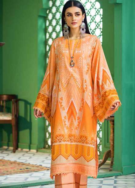Ittehad Textiles Printed Lawn  Unstitched Kurti ITD22K DP-S1-2201 - Summer Collection