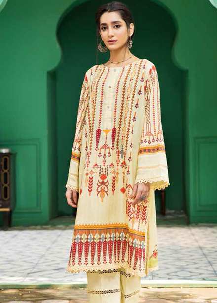Ittehad Textiles Printed Lawn  Unstitched Kurti ITD22K DP-S1-2206 - Summer Collection