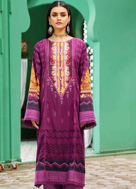 Ittehad Textiles Printed Lawn  Unstitched Kurti ITD22K DP-S1-2207 - Summer Collection