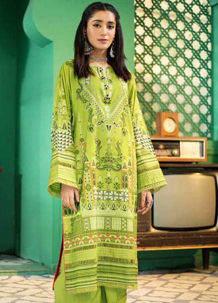 Ittehad Textiles Printed Lawn  Unstitched Kurti ITD22K DP-S1-2210 - Summer Collection
