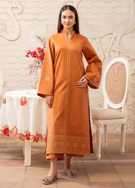 Izel Pret Embroidered Cotton 2 Piece Suit Henley