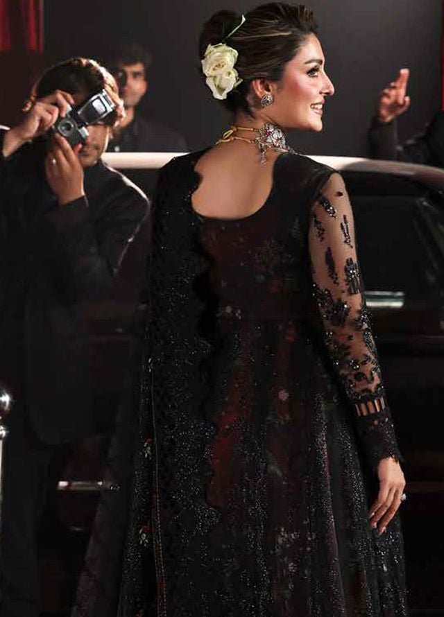 Jhoomro by Nureh Embroidered Net Suits Unstitched 4 Piece NU25JF NL-87 A - Formals Collection
