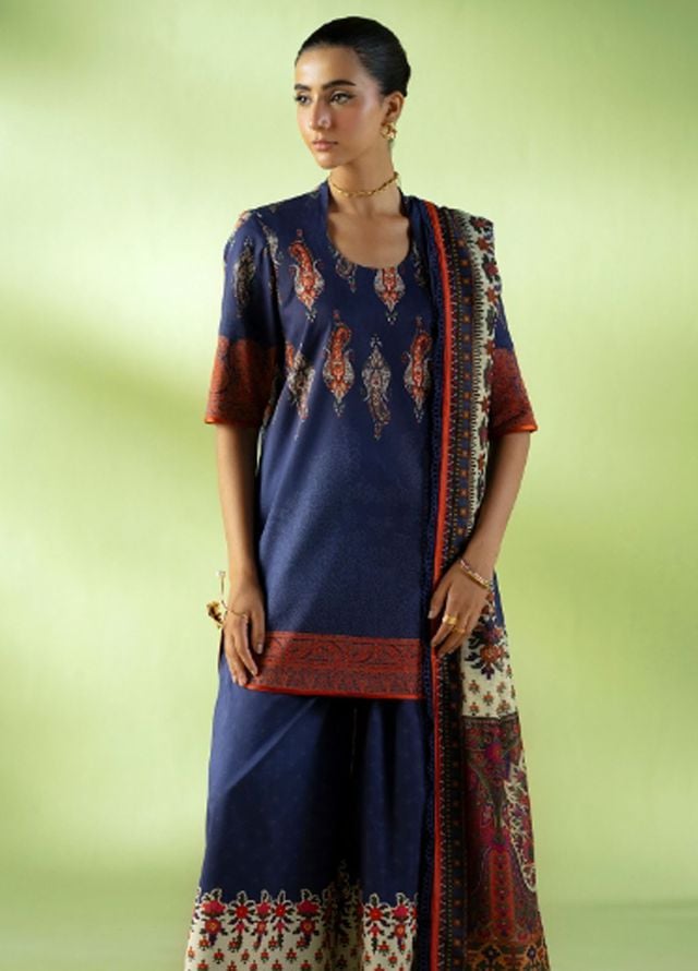 Joolie Prints by Saira Rizwan Printed Cambric Suits Unstitched 3 Piece SR25JP JPU25-02 Cloud Nine - Summer Collection