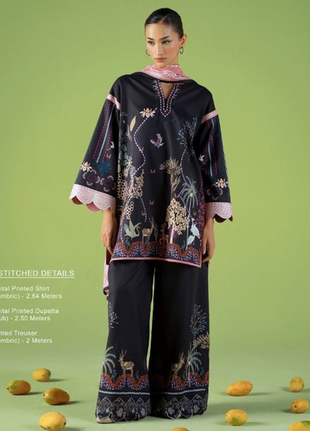 Joolie Prints by Saira Rizwan Printed Cambric Suits Unstitched 3 Piece SR25JP JPU25-04 City Bloom - Summer Collection