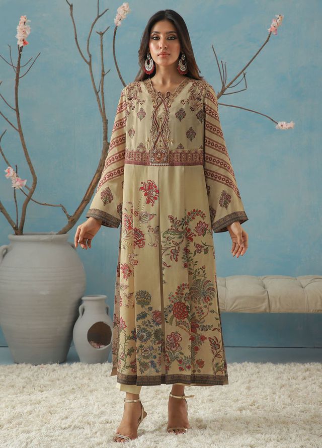 Kaira by Shamaeel Ansari Pret Embroidered Silk 2 Piece Suit KAI-06