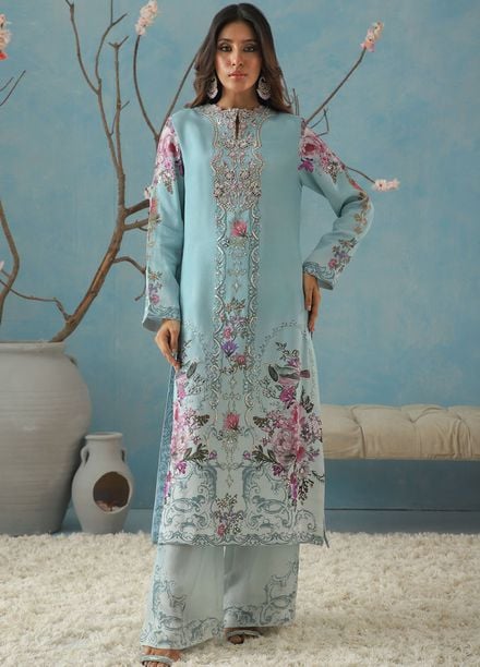 Kaira by Shamaeel Ansari Pret Embroidered Silk 2 Piece Suit KAI-07