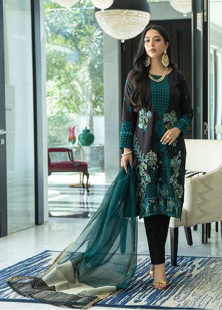 Kalyan By ZS Textiles Embroidered Chikankari Suits Unstitched 3 Piece KZS22F 04 - Festive Collection